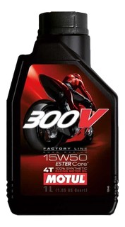 HUILE MOTO MOTUL 300V 15W50 EN BIDON DE 1 L
