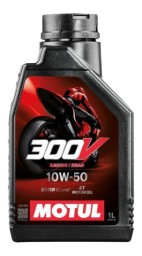 HUILE MOTO MOTUL 300V 10W50 EN BIDON DE 1 L