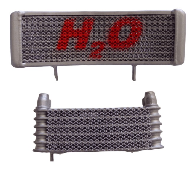 Radiateur huile majoré H2O pour Ducati MONSTER S2R 1000 (102)