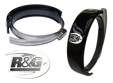 Protection de silencieux rond R&G RACING noir Ø140-165mm (EP0009BK)