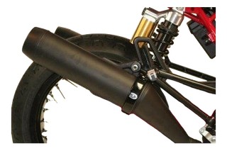 Protection de silencieux rond R&G RACING noir Ø100mm