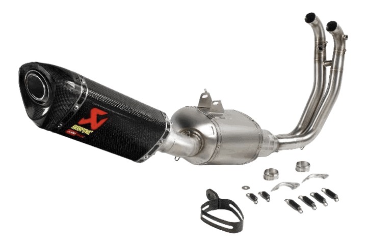 Ligne d'échappement homologuée inox/carbone Akrapovic RS660 2020-2024, TUONO 660 2020-2024 (S-A6R4-HAPC)