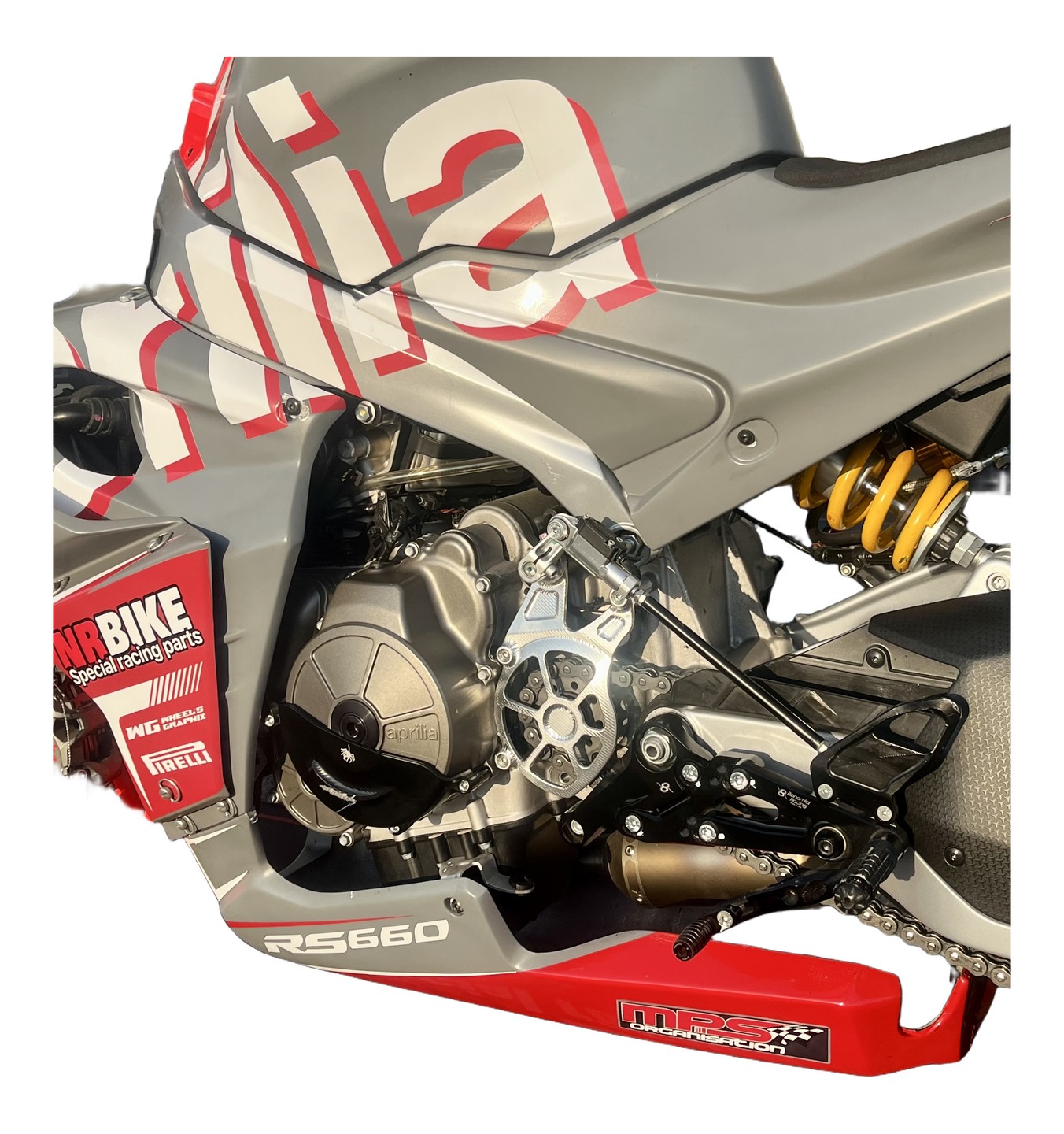 CACHE PIGNON SORTIE DE BOITE TAILLE MASSE APRILIA RS TUONO 660