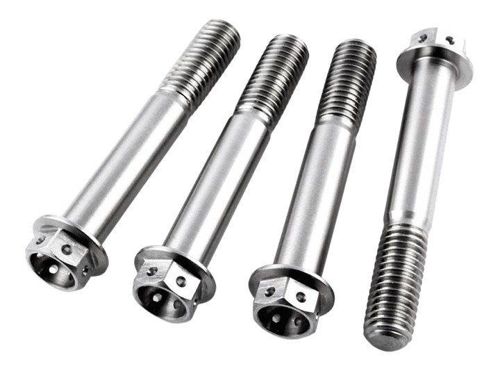 VIS D'ETRIERS PERCEES EN INOX YZF-R1 2014-2025