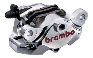ETRIER ARRIERE BREMBO P2 34 CNC NICKEL ENTRAXE 84MM (120A44140)