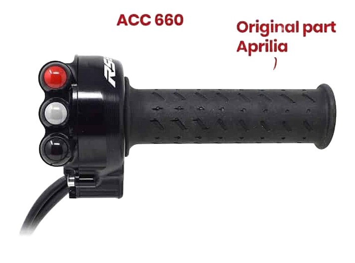 Commodo droit avec tirage Jetprime pour Aprilia RS660 20-24 (ACC660)