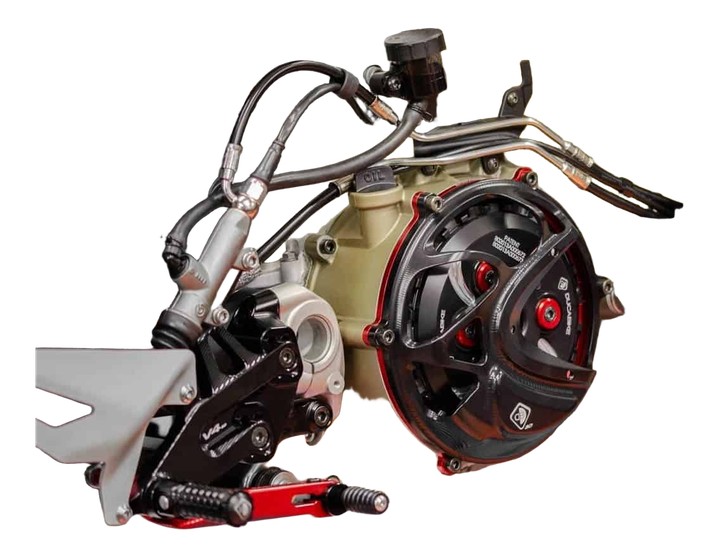 COUVERCLE D'EMBRAYAGE A SEC DUCABIKE PANIGALE V4R (CC10)
