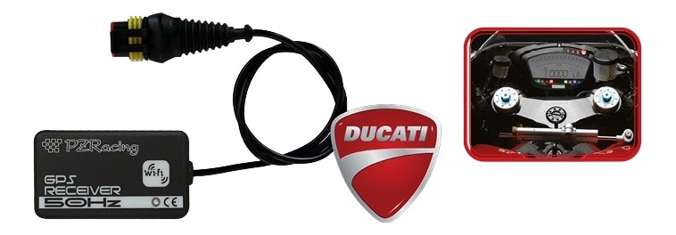 CHRONO GPS PZ-RACING DUCATI 848 / 1098 /1198 (DE600)