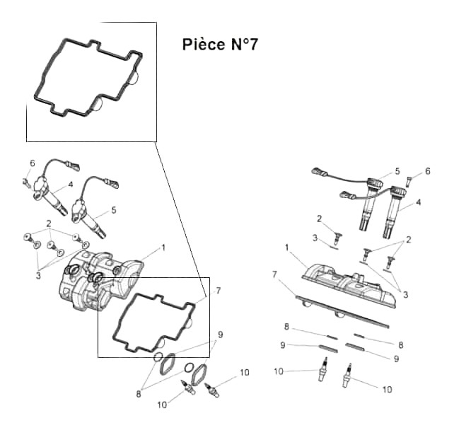 JOINT DE CACHE CULBUTEUR ORIGINE APRILIA RSV4 (897443) 	1A026340