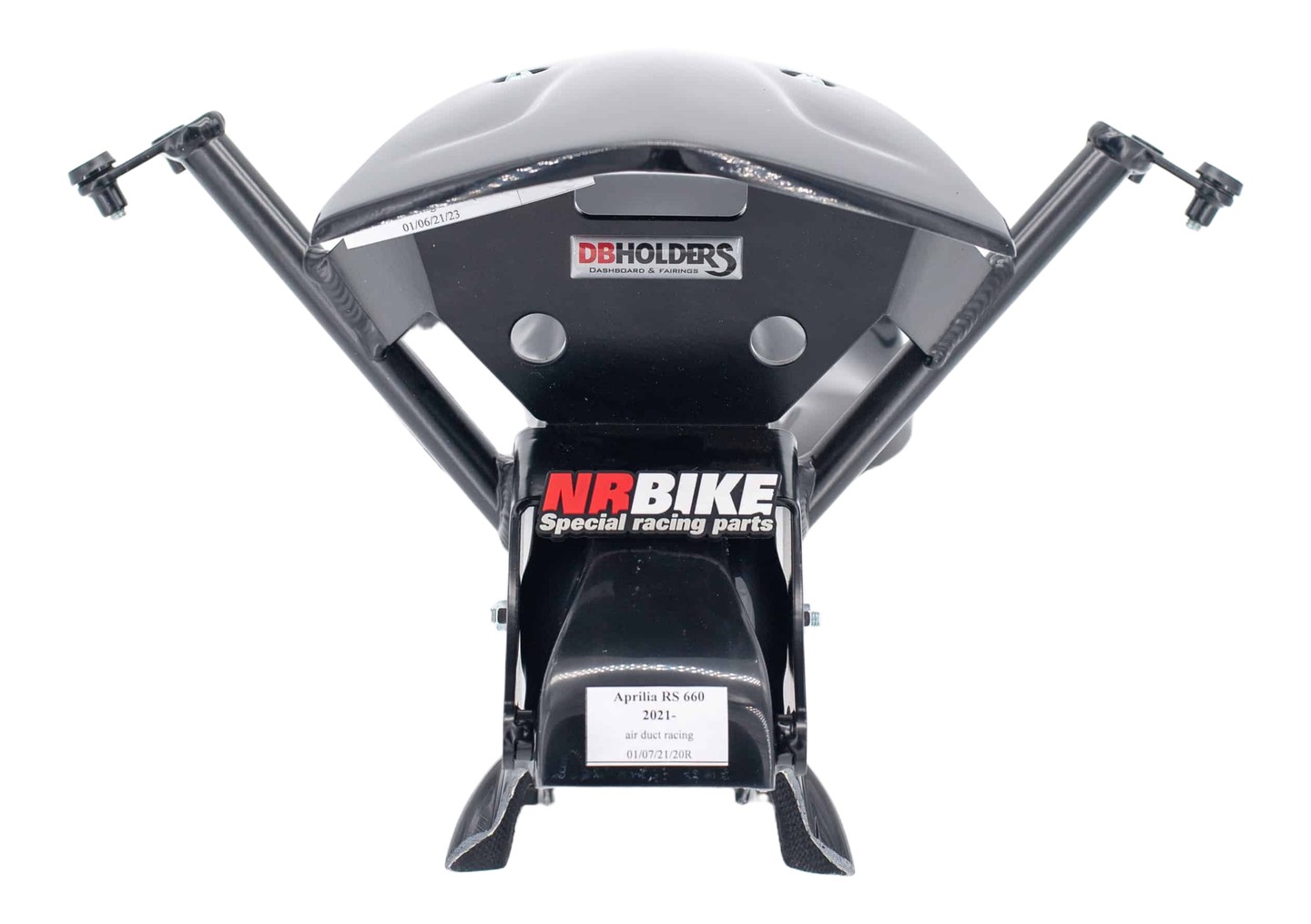 Araigné alu DB Holders + conduit Aprilia RS660 2021-2026