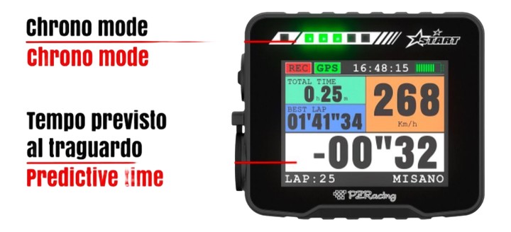 CHRONOMÈTRE PZ-RACING GPS START BASIC ST500 TACTILE (ST500-B)