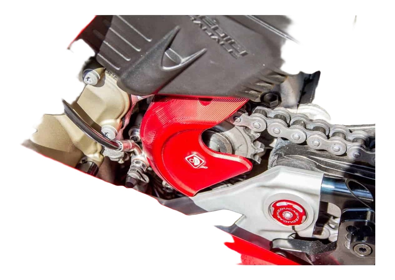 Montage cache pignon rouge 2