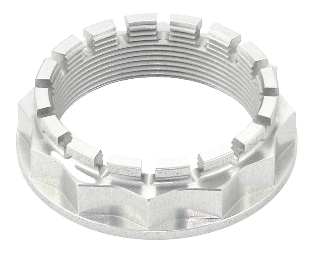 Ecrou de porte-couronne argenté