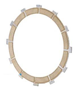 KIT DISQUES GARNIS POUR DUCATI A SEC RACING 749R / 1098R / 1198R