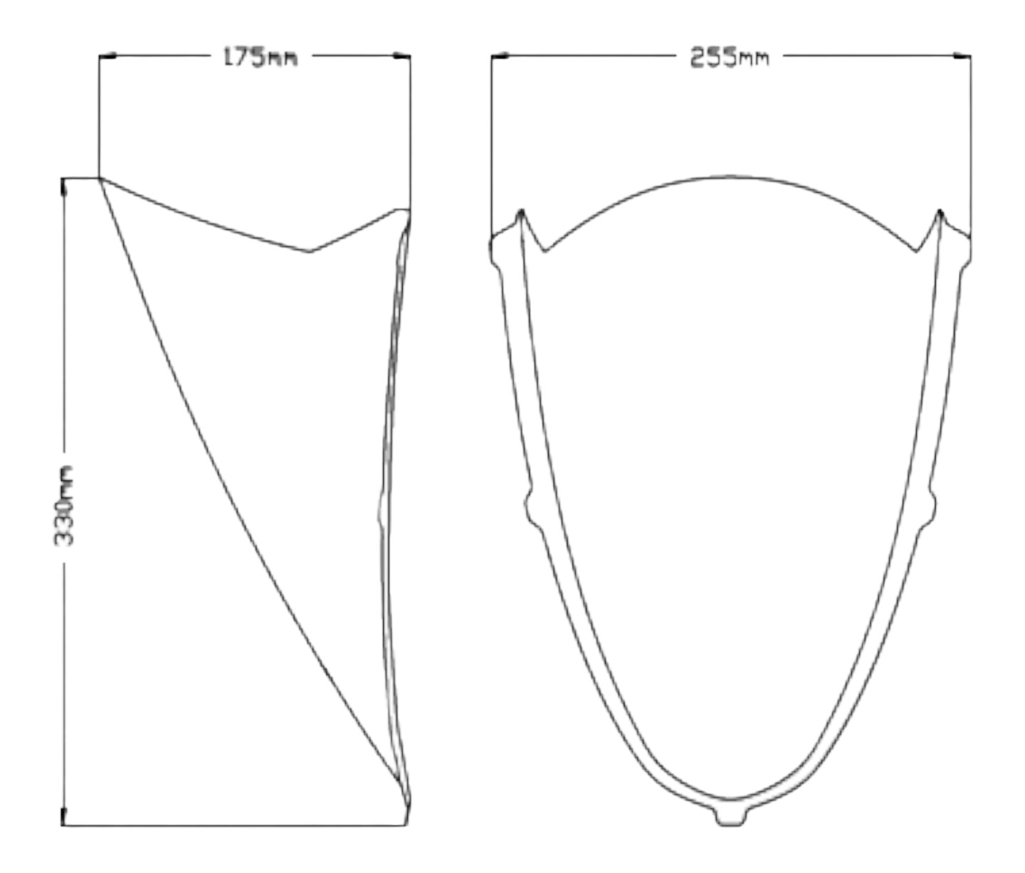 Dimensions de la bulle