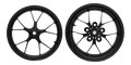 PAIRE DE ROUES ALU FORGÉE NOIRE APRILIA RSV4 2015›2024