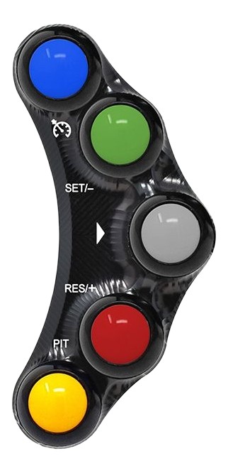 Commodo racing gauche JETPRIME pour KAWASAKI ZX-10R 2021-2023 (PLSR054)