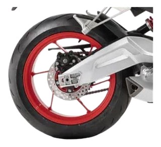 Roue arrière rouge d'origine APRILIA RS660 (2B008370)