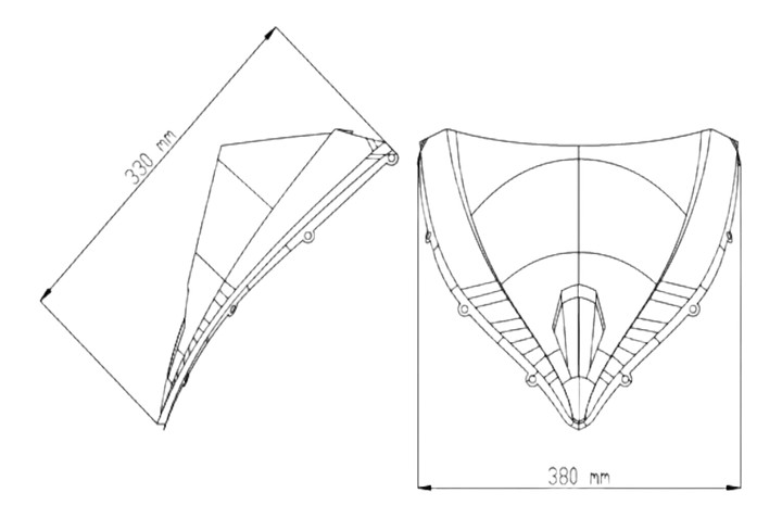 Bulle PUIG Z-RACING pour MV-AGUSTA F4 1000 / RR 2010›2020 (5256)
