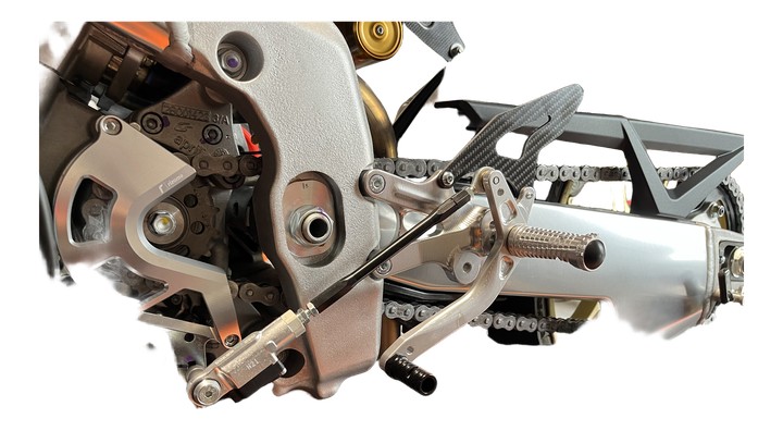 Commandes reculées inversées SPIDER Aprilia RSV4 2017-2025 (10.A172)