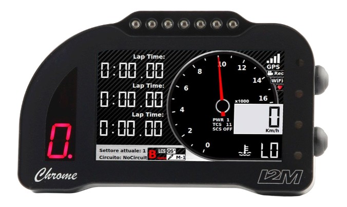 DASHBOARD RACING I2M CHROME LITE APRILIA RSV4