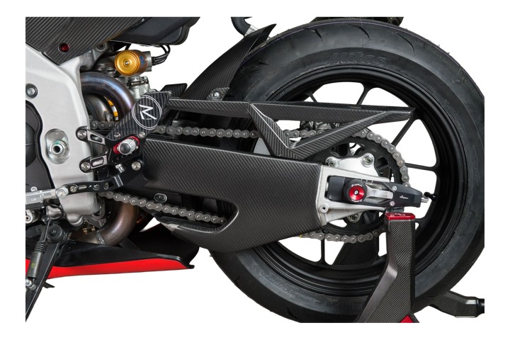 Protections de bras oscillant en carbone Lightech pour RSV4 2021›2023 (CARA2060)