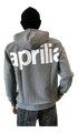SWEAT ZIP CAPUCHE GRIS APRILIA