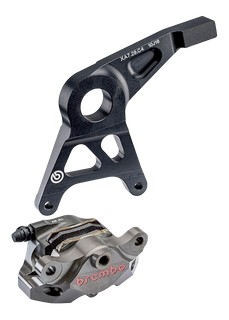 ÉTRIER DE FREIN ARRIÈRE CNC BREMBO + SUPPORT POUR KAWASAKI ZX-10R 2008-2010 (120A44113)