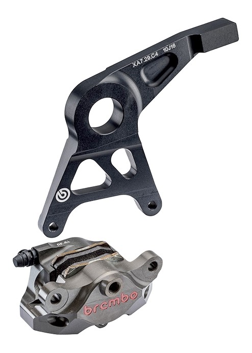 ÉTRIER DE FREIN ARRIÈRE CNC BREMBO + SUPPORT POUR KAWASAKI ZX-10R 2008-2010 (120A44113)