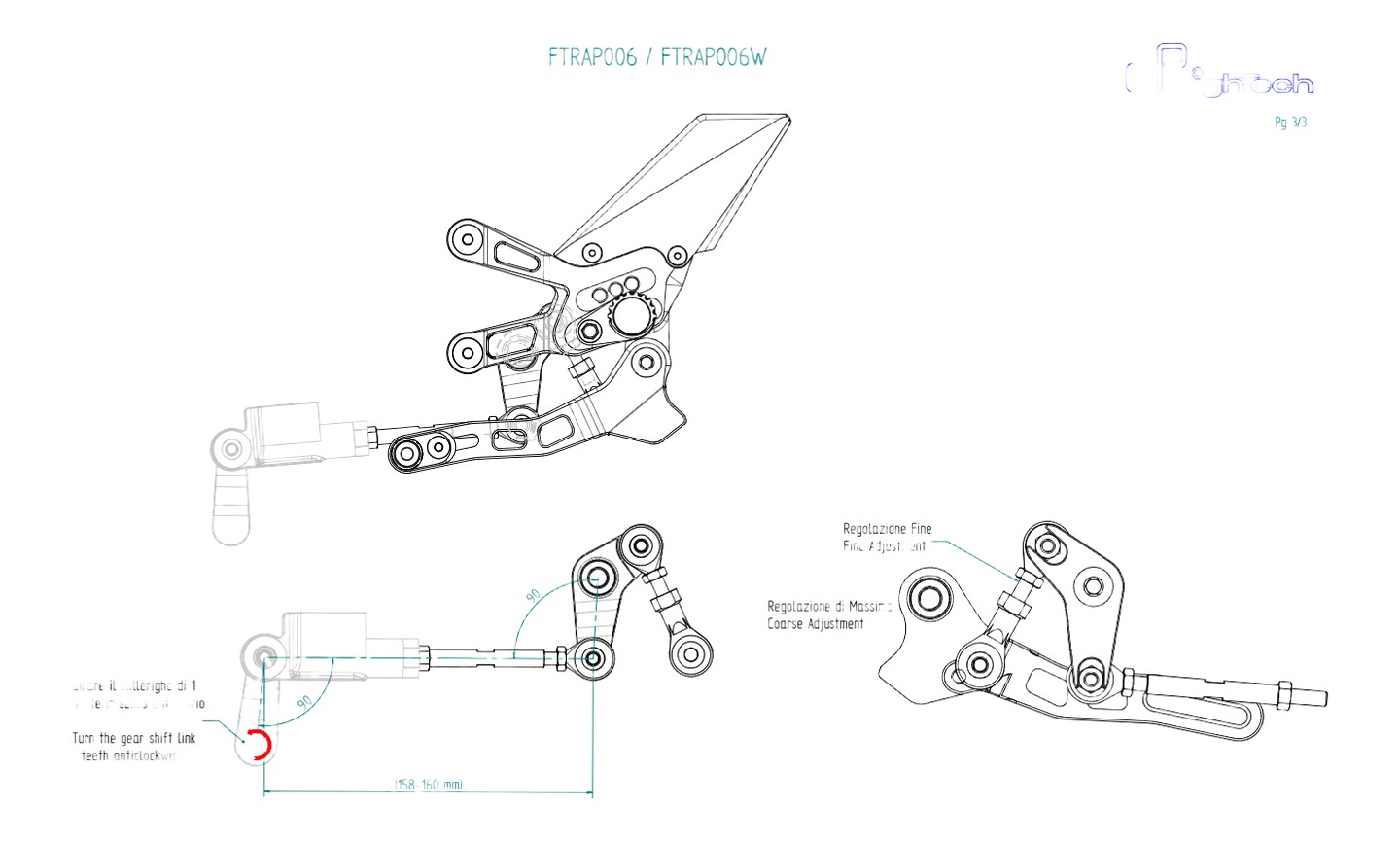 Cinématique selecteur inversé