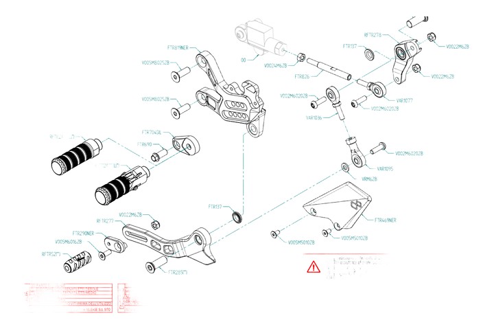 Commandes reculées LIGHTECH Aprilia RSV4 2017›2024