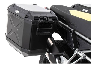 Kit supports + valises Xplorer Noir HEPCO&BECKER pour TUAREG 2021 › 2022