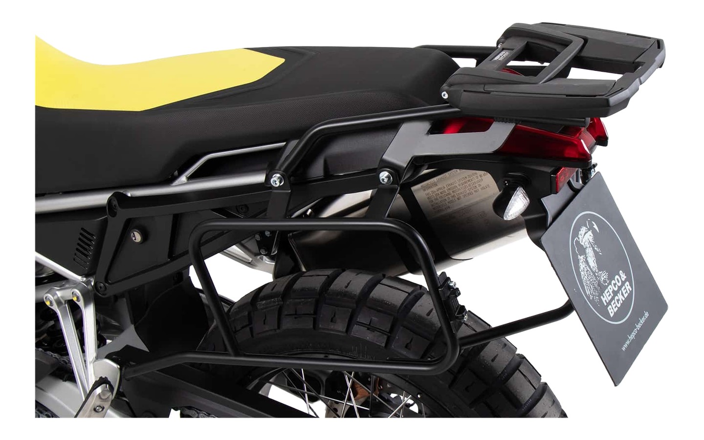 Kit supports + valises Xplorer Noir HEPCO&BECKER pour TUAREG 2021 › 2022