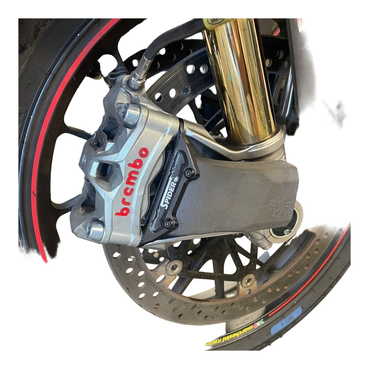 Ecope de refroidissement étrier de frein Spider pour Ducati Panigale V4 2018-2026 (35.D1)