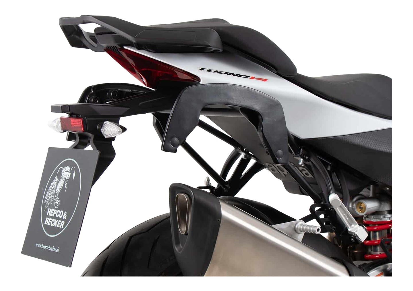 Kit supports de valises HEPCO&BECKER pour TUONO V4 2021›2024