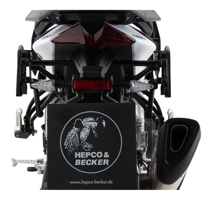 Kit supports de valises HEPCO&BECKER pour TUONO V4 2021›2024
