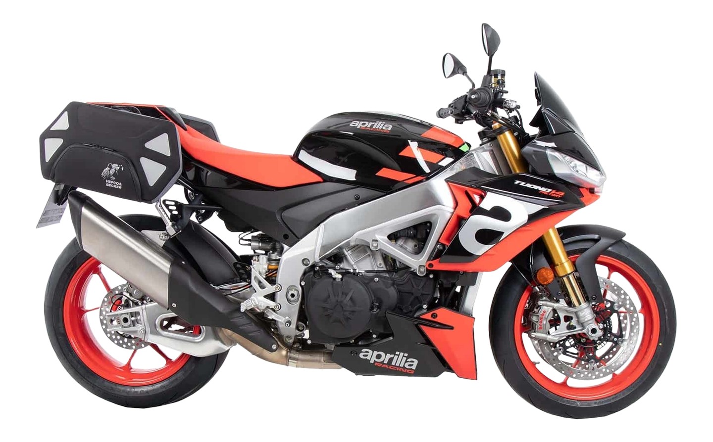 Kit supports de valises HEPCO&BECKER pour RSV4 2021›2025