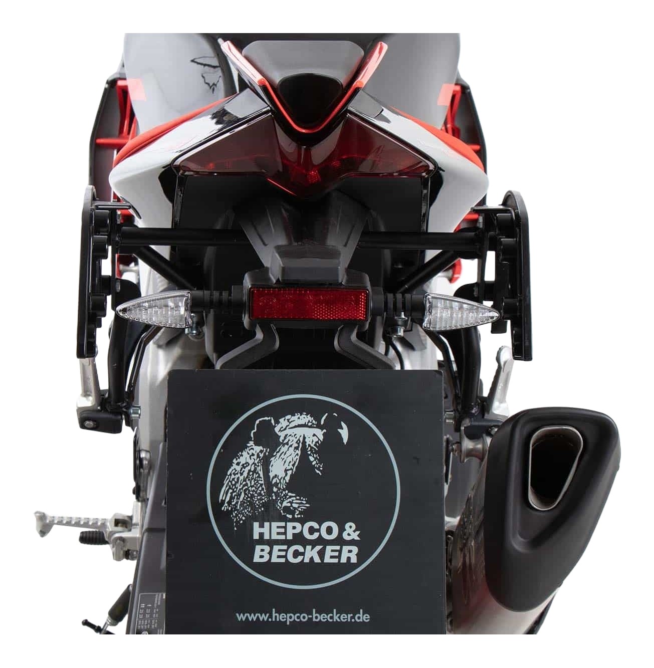 Kit supports de valises HEPCO&BECKER pour RSV4 2021›2025