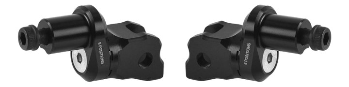 Repose pieds pilote RIZOMA pour Aprilia RS 660 / TUONO 660 (PE631B+PE856B)