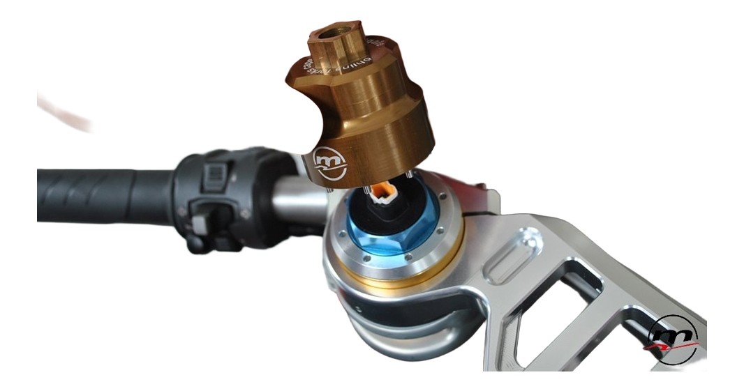 Clef MELOTTI pour bouchons de fourche OHLINS électroniques (CHF60E)