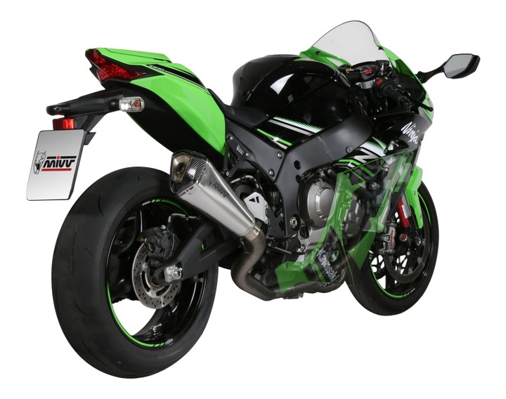 Ligne complète inox MIVV Delta Race pour KAWASAKI ZX-10 R 2016›2022