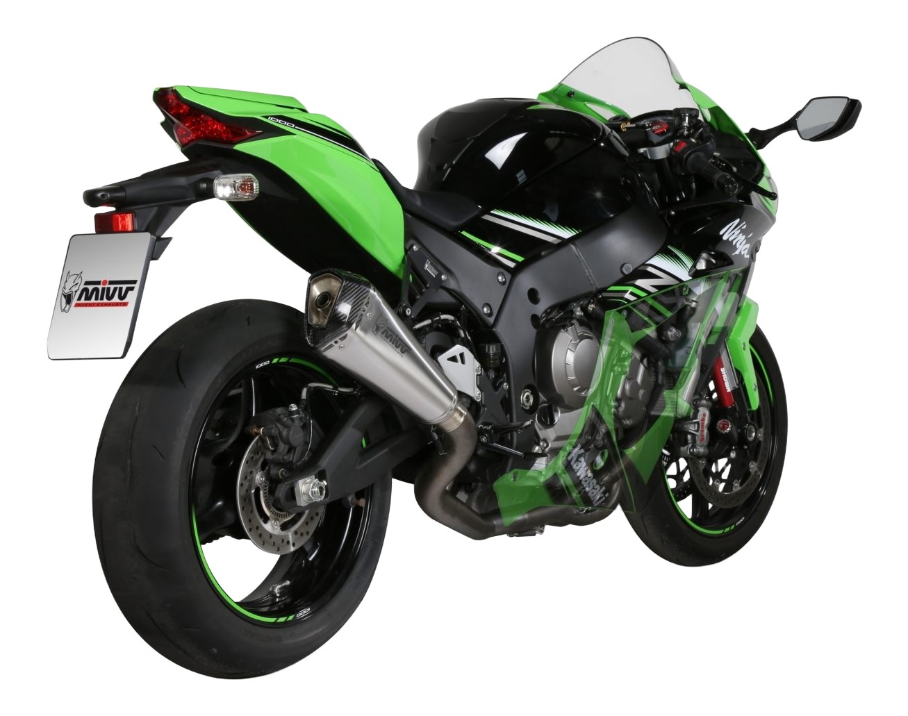 Ligne complète inox MIVV Delta Race pour KAWASAKI ZX-10 R 2016›2022