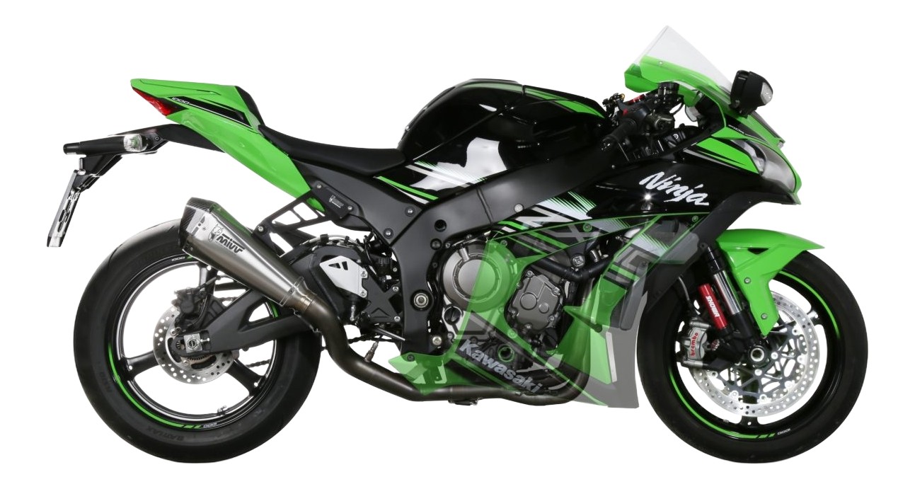 Ligne complète titane EVO MIVV pour KAWASAKI ZX-10 R 2016›2022