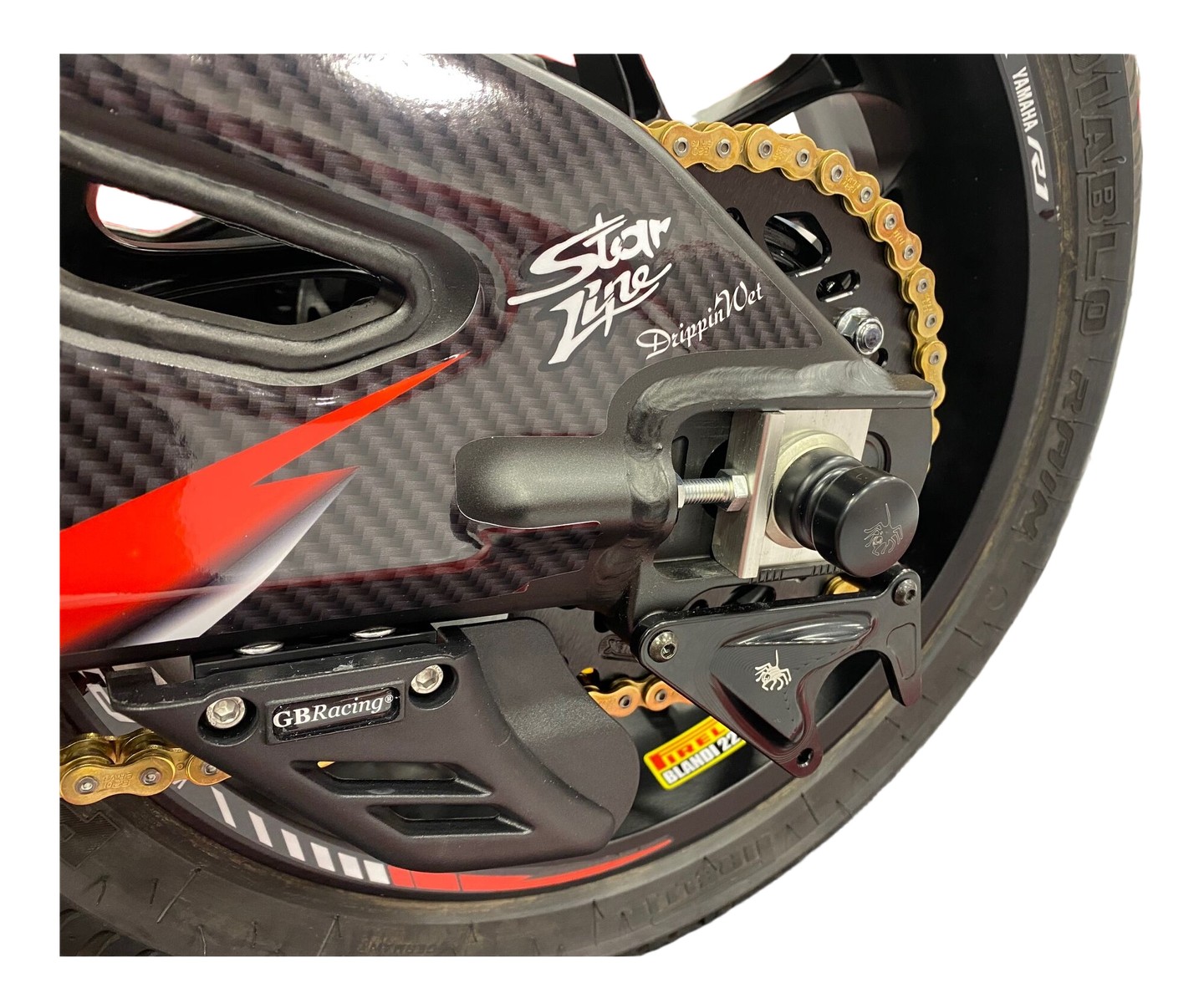 Fourchette de Levée Spider pour béquille de stand inversée Yamaha R1 / R6 / R7 (91.Y117)