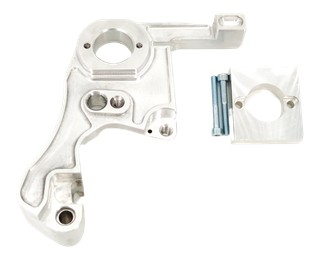 SUPPORT D'ETRIER INVERSE POUR YAMAHA R6 2017-2024