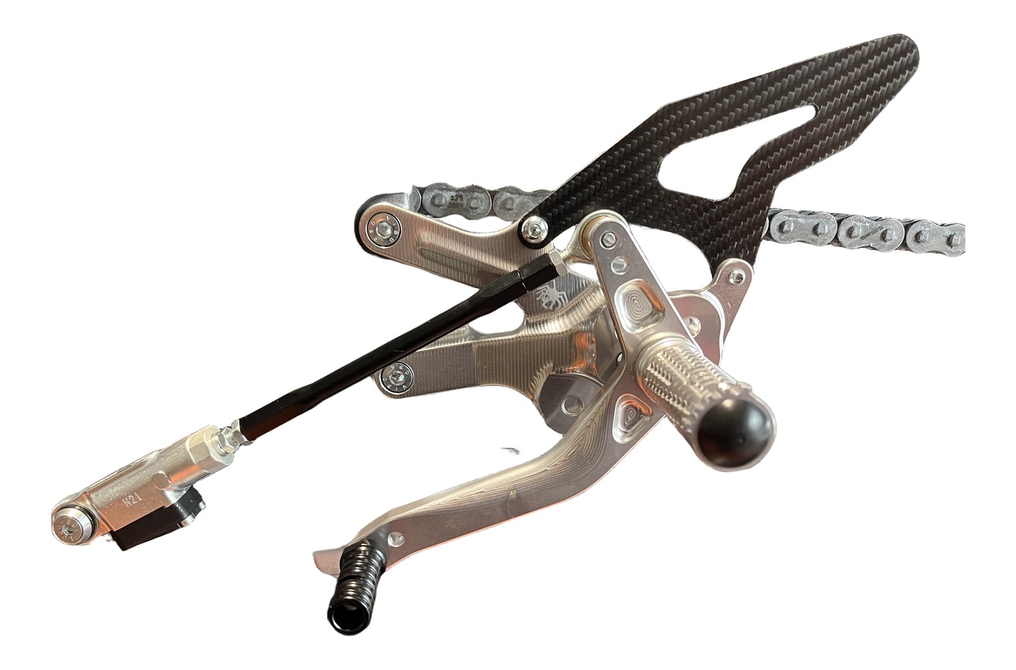 Commande reculée SPIDER au détail Aprilia RSV4 2017-2025
