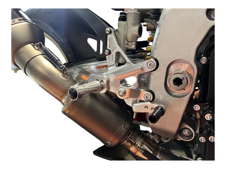 Commande reculée SPIDER au détail Aprilia RSV4 2017-2025