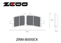 Plaquettes Racing vitesse ZCOO pour ETRIER BREMBO M40 /M50 / STYLEMA (B005EX)