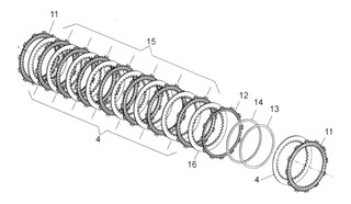 KIT DISQUES D'EMBRAYAGE GARNIS APRILIA RSV4 / TUONO V4