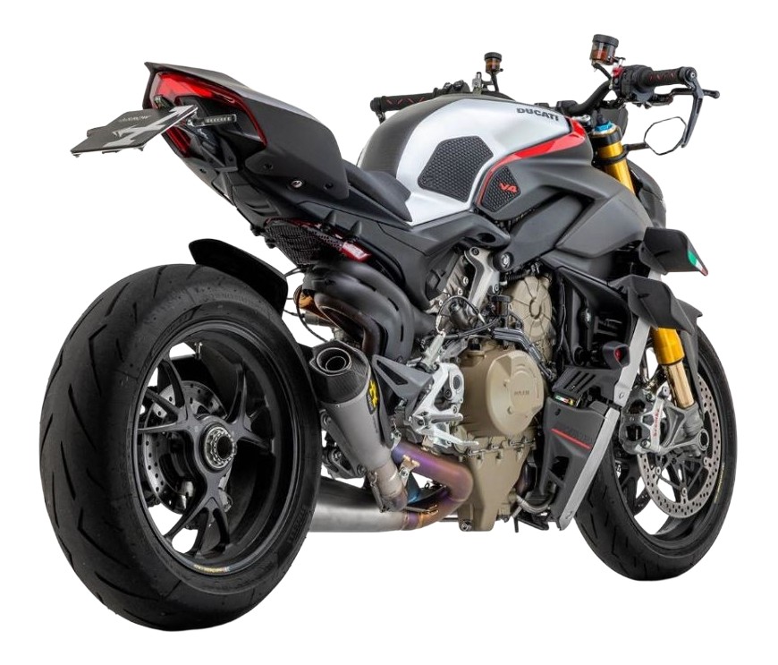 Demi ligne Arrow Works Inox Ducati Panigale V4 2018›2023 (71161PK)